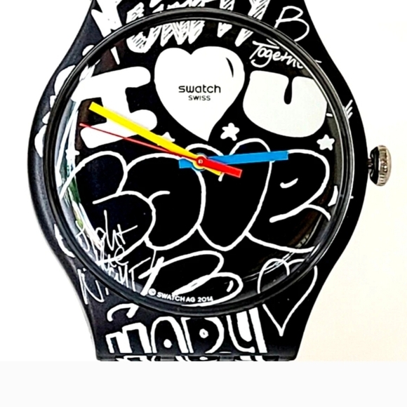 Swatch Monochrome Art Smartwatch - Picture 2 of 3